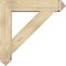 Ekena Millwork Traditional Arts and Crafts Rough Sawn Bracket w/ Offset Brace, Douglas Fir, 8"W x 36"D x 36"H BKT0806X36X36TRA03RDF - alternate 3